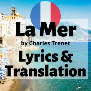 english lyrics to la mer.